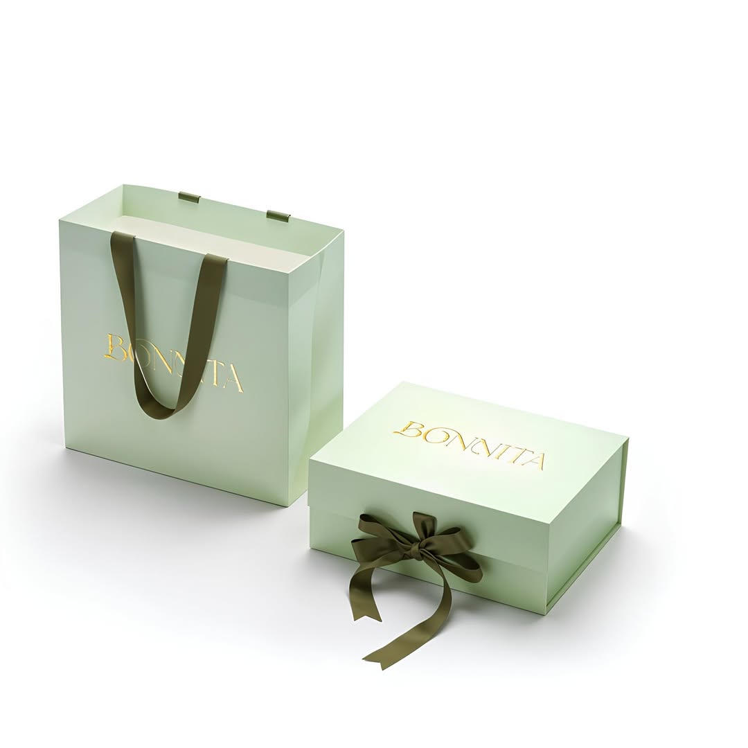 Custom Luxury Gift Bag & Rigid Box Set- By Imprint