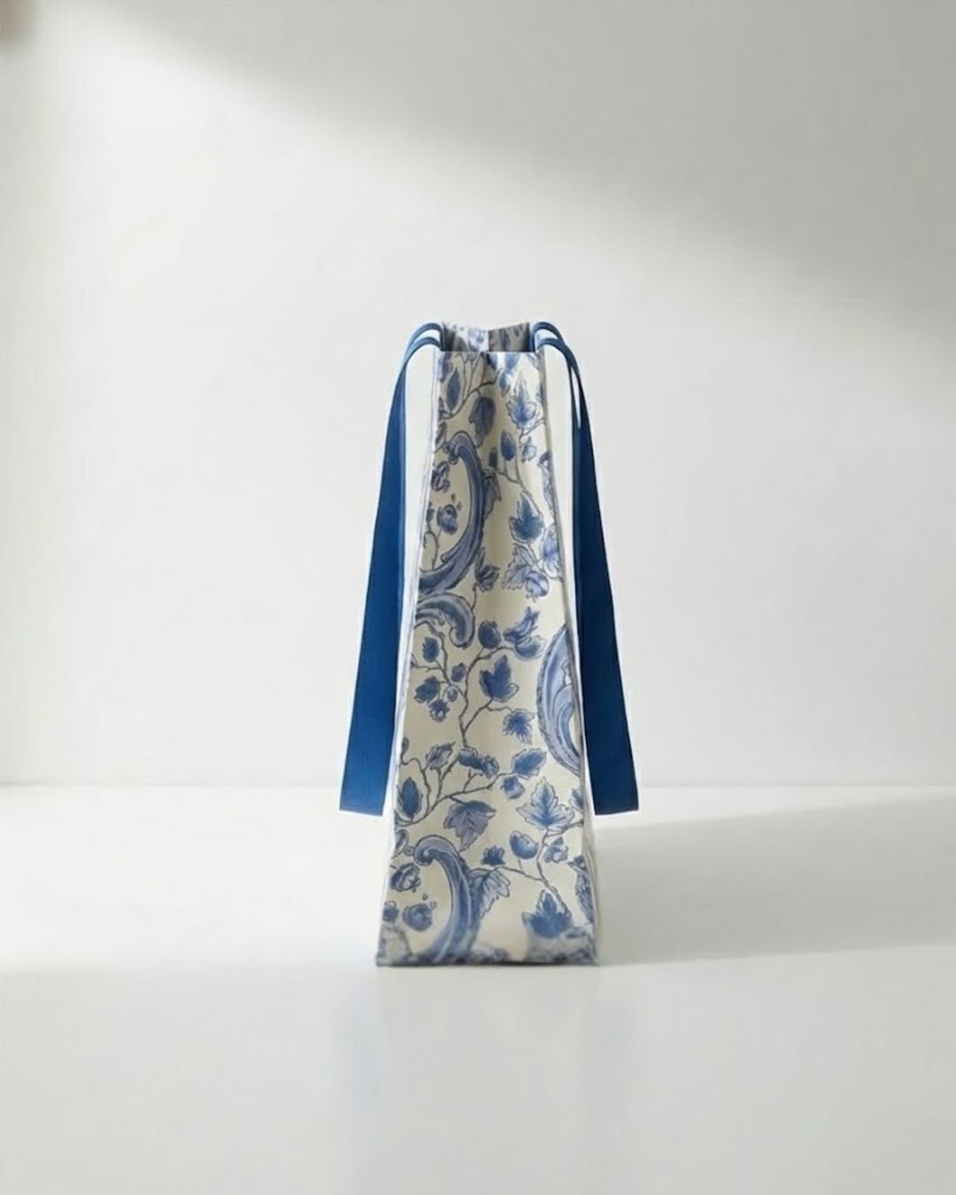 Custom Luxury Paper Bag with Ribbon Handles – Floral Collection (MOQ 500 pcs)