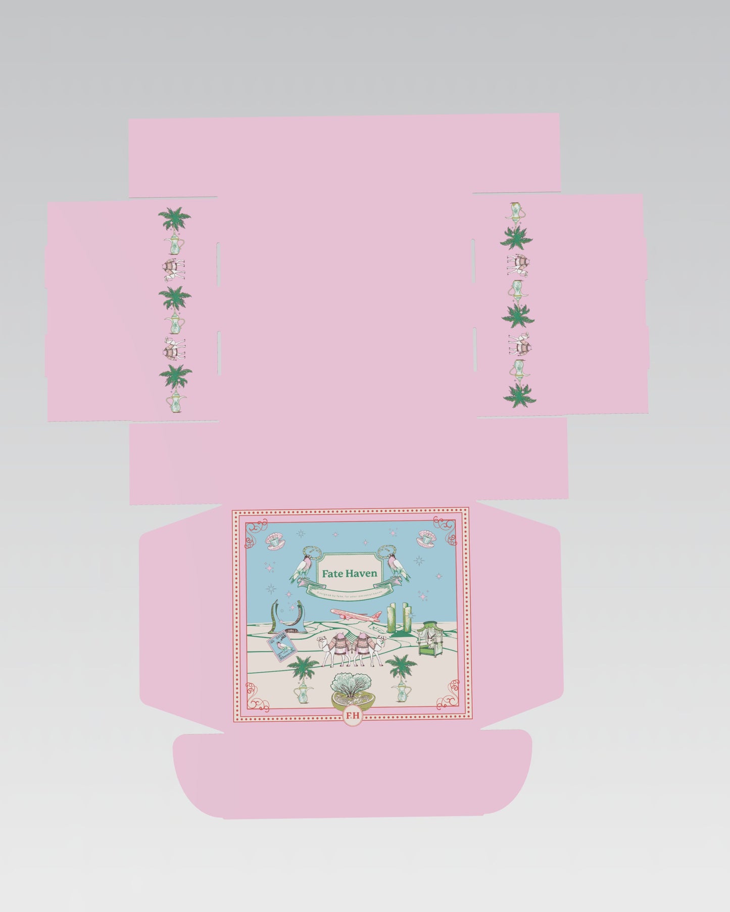 Custom Luxury Rigid Box with Illustrated Design || By Imprint