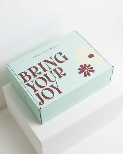 Custom Luxury Gift Box with Hinged Lid – Floral & Gift Edition