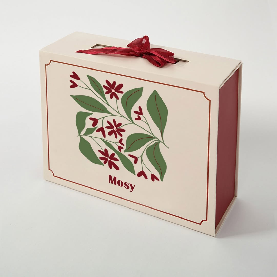 Custom Collapsible Rigid Gift Box with Ribbon Closure  by Imprint