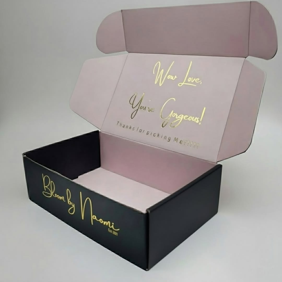 Custom Branded Corrugated Mailer Box (MOQ 500 pcs)