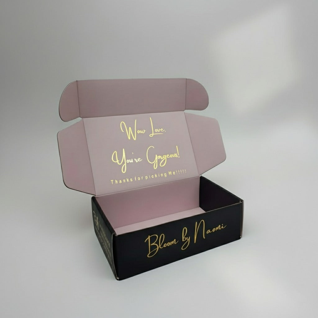 Custom Branded Corrugated Mailer Box (MOQ 500 pcs)