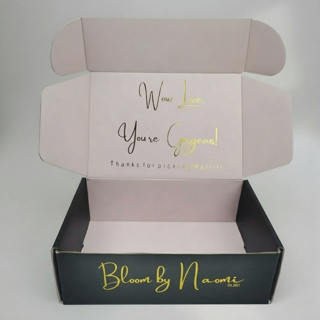 Custom Branded Corrugated Mailer Box (MOQ 500 pcs)