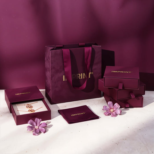 Custom Luxury Jewelry Packaging Set – Imprint Signature Collection (MOQ 500 pcs)