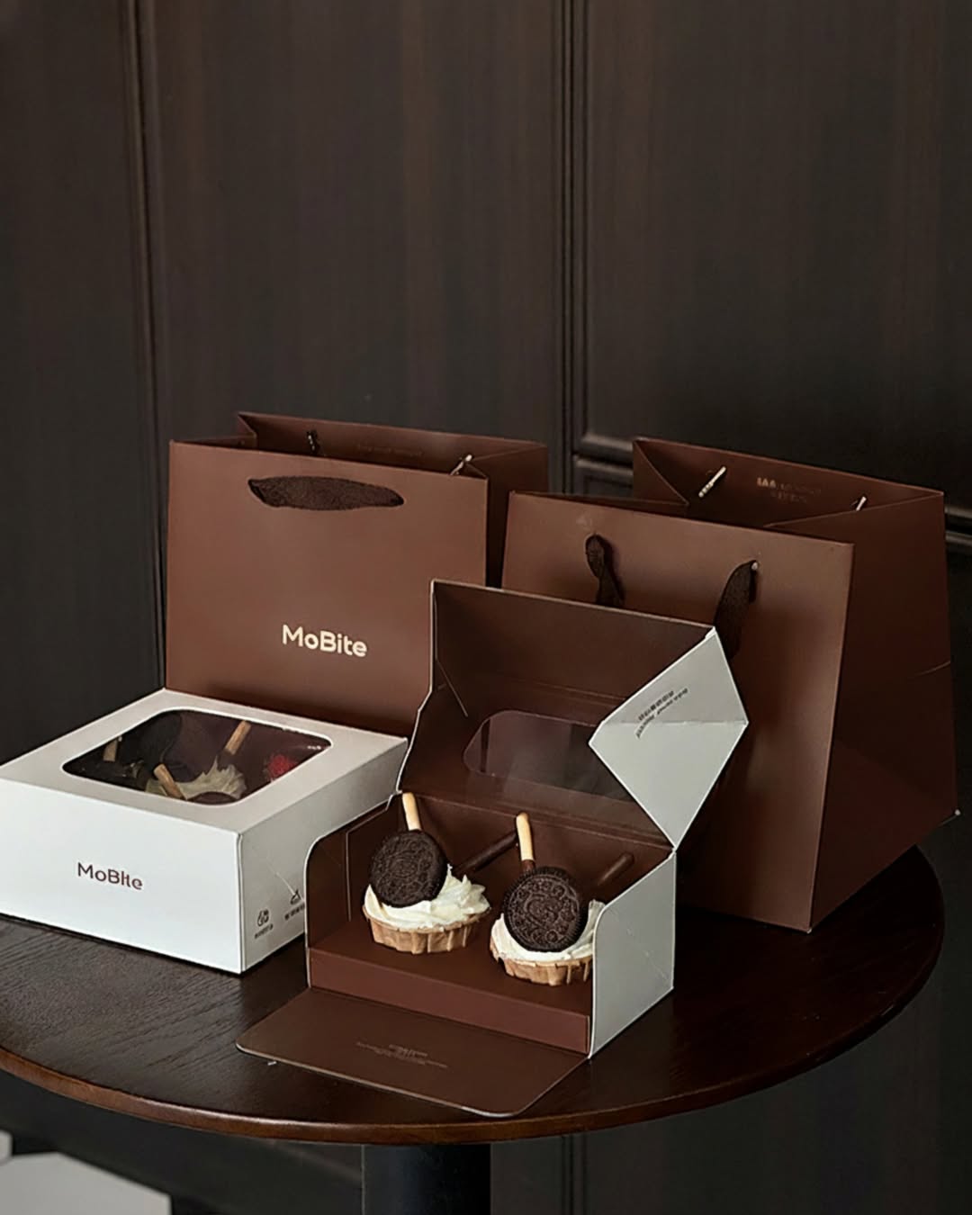 Custom Premium Dessert & Bakery Packaging Set (MOQ 500 pcs)