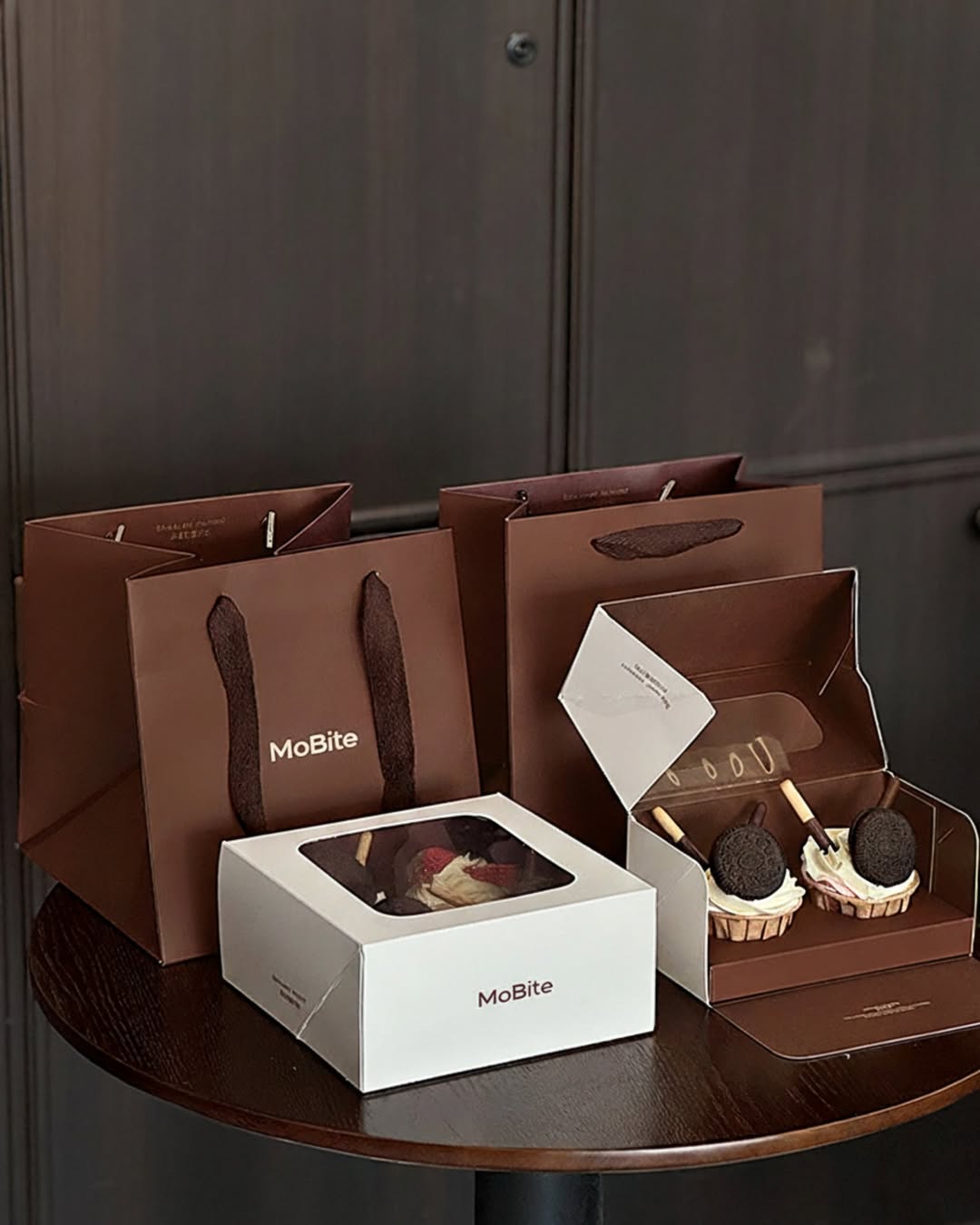 Custom Premium Dessert & Bakery Packaging Set (MOQ 500 pcs)