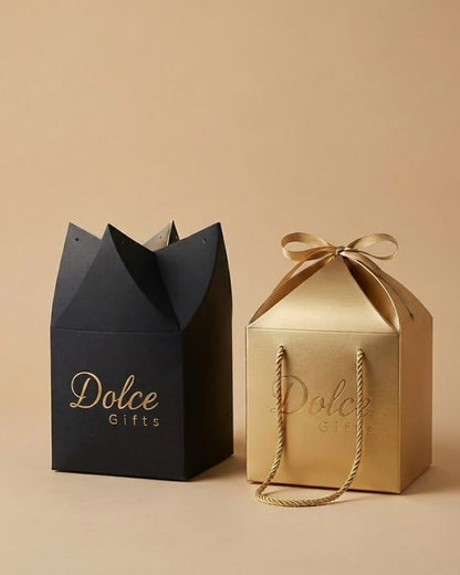 Custom Luxury Gift Box with Rope Handles (MOQ 500 pcs)