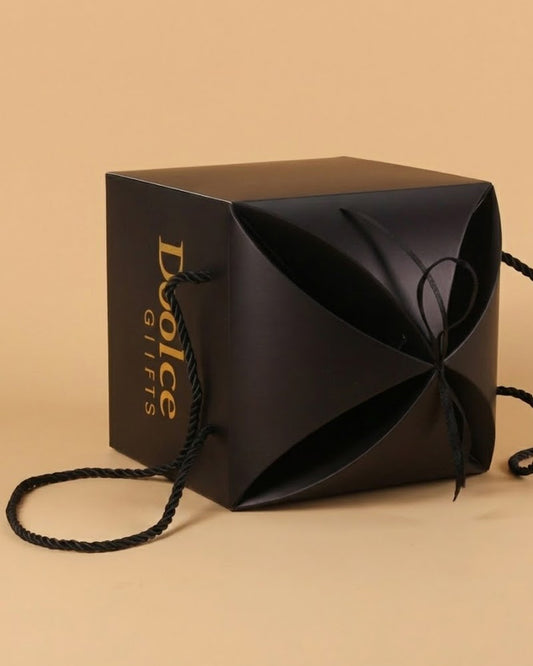 Custom Luxury Gift Box with Rope Handles (MOQ 500 pcs)