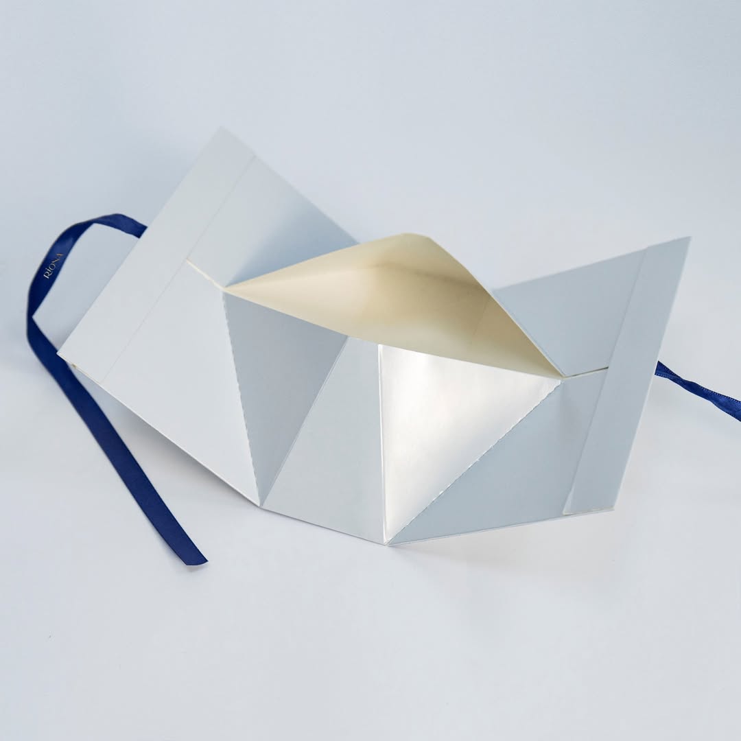 Custom Luxury Jewelry Gift Box with Ribbon Closure (MOQ 500 pcs)