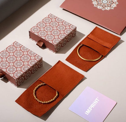 Custom Drawer-Style Jewelry Packaging Set – Oriental Pattern Collection (MOQ 500 pcs)